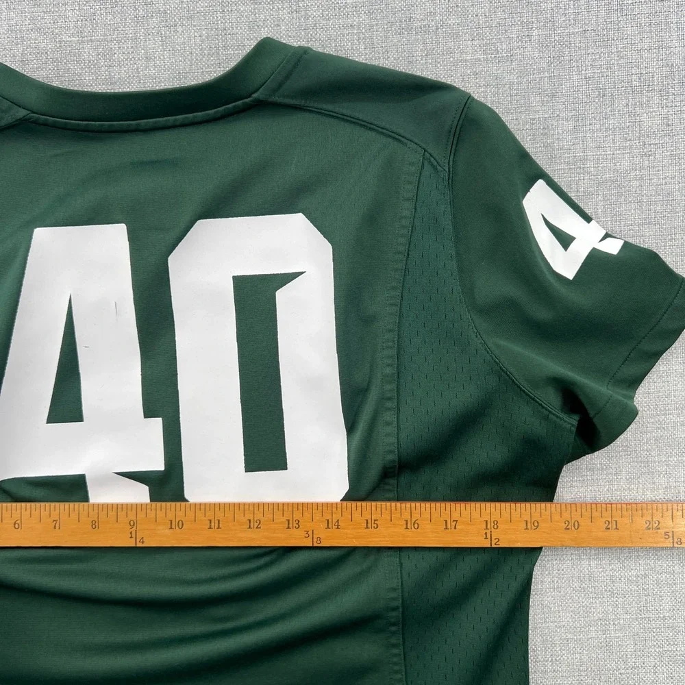 Nike Michigan State Jersey Kids L Green Football #40 Spartans NCAA Team Apparel